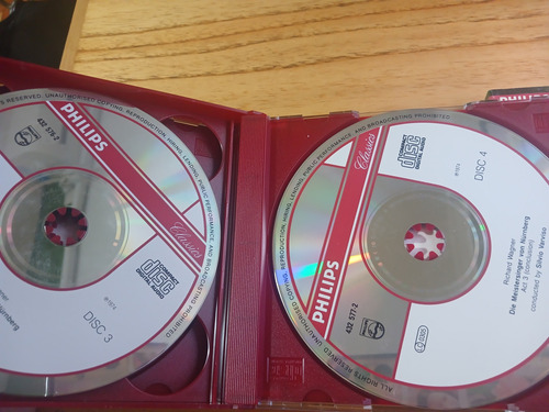 Cd 4 Box Wagner- Die Meistersinger Von Nurnberg- Philips (Usado)