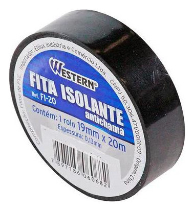 Fita Isolante Antichama 19mm X 20m Western