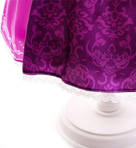 Vestido De Disfraz De Princesa Con Trenza De Pelo Largo Y De