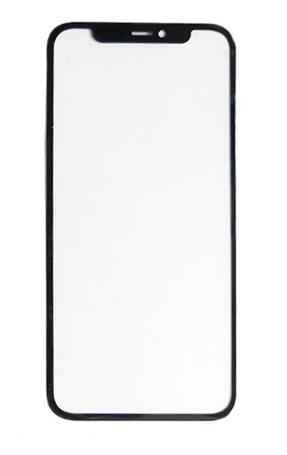 Vidrio Glass Pantalla iPhone 11 Pro Max Lamina Oca Y Marco 