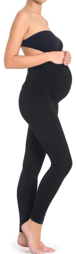 Calza Futura Mama Embarazada Termica Frisada Faja Contenedor