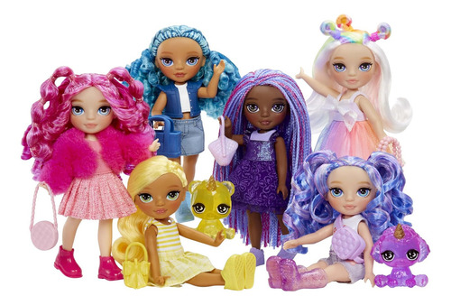 Muñeca Rainbow High Littles Sapphire Bradshaw Con Mascota