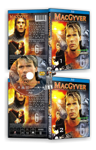 Série Macgyver Profissão Perigo Completa Dublada 32 Blu-ray