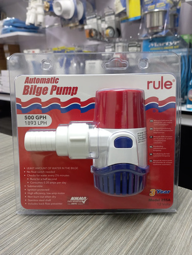 Bomba De Achique 500 Gph Automática Lancha Yate