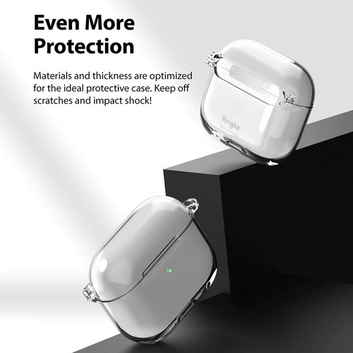 Funda Ringke Hinge Para AirPods 3 2021 Color Clear