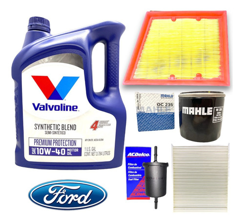 Kit 4 Filtros Y Aceite Ford Ka Iii Freestyle 1.5 3 Cilindros