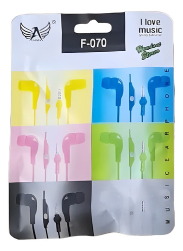 Fone De Ouvido Com Microfone Altomex - Cor Rosa Vermelho/preto