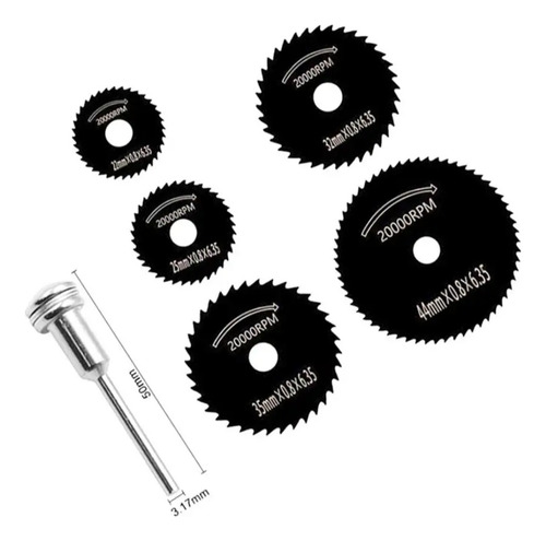 Discos De Corte Madera Para Dremel (6pzs)