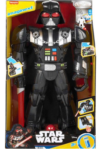 Figura Star Wars Vader Bot Imaginext 75 Cm Luz E Som Mattel