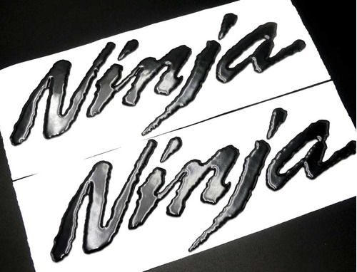 Imagen 1 de 3 de Sticker Figura Logotipo Ninja Para Moto Auto Skpalace