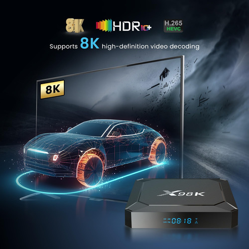 Sidiwen Android 130 Tv Box, X98k Android Tv Box 2 Gb Ram De