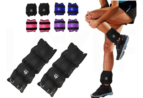 Pesas Tobilleras Kit 2 Pesas 4k (8 Libras) Deporte-fitness.