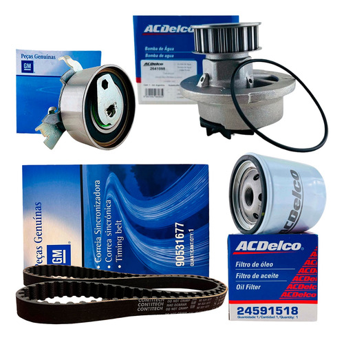 Kit Correa Tensor Filtro Aceite Original Gm Corsa 1.6 2006