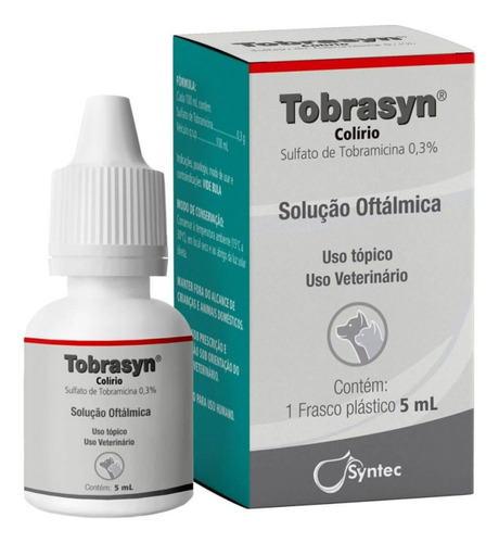 Tobrasyn Colírio 5ml - Syntec