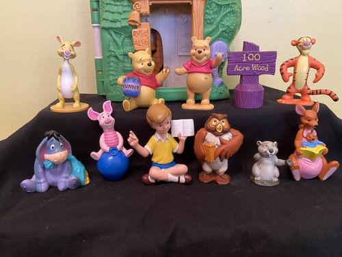 Winnie Pooh Set Casa Arbol Vintage Tigger Igor Armado (Usado)