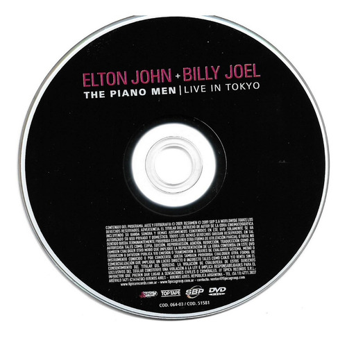 Elton John + Billy Joel - The Piano Men Live In Tokyo