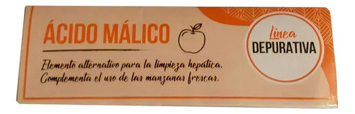 Acido Málico Para Limpieza Hepática - 6 Dosis De 2 Gs. C/u Sabor Natural