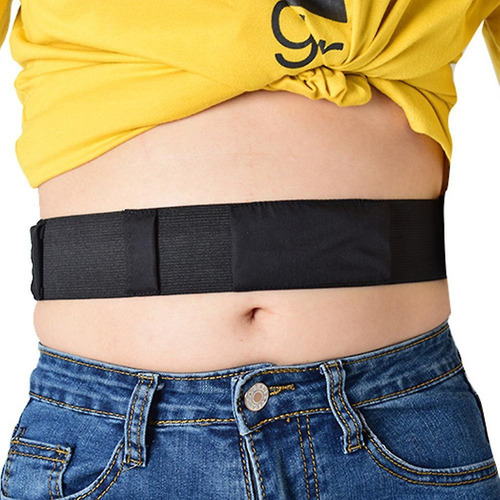 Imagen 3 de 5 de Cinturón Negro Para Diálisis Peritoneal Ajustable Y Transpir