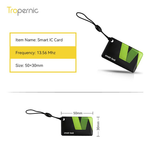 Tarjetas Ic Para Varios Smart 13,56 Mhs Lock 5 Unid.