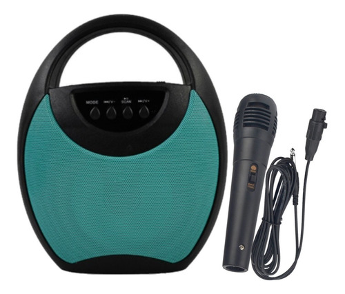 Parlante Bluetooth Karaoke Super Bass + Microfono 3.5mm 