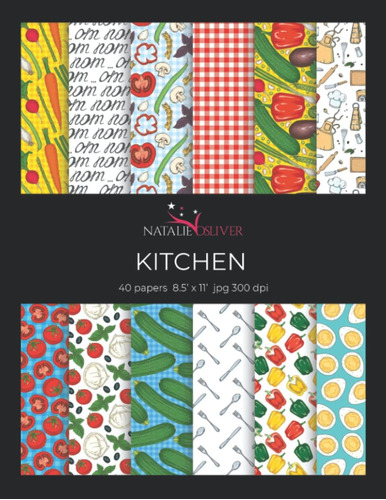 Libro: Kitchen: Scrapbooking, Design And Craft Paper, 40 12