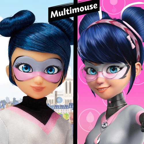 Ladybug Miraculous Multi Mouse Muñeca Articulada Original