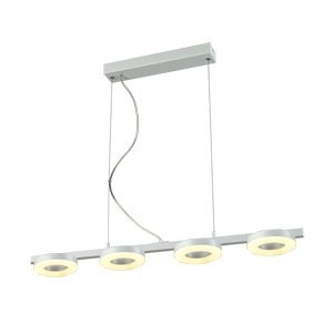 Imagen 1 de 3 de Colgante Moderno Led 4 Luces Longboat 36w