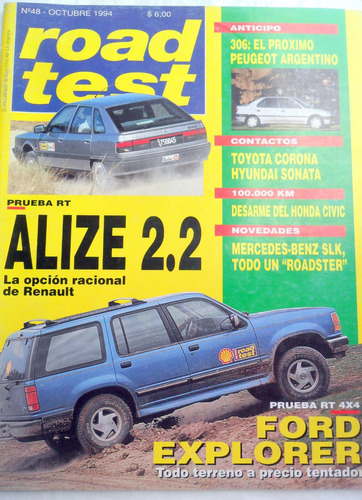 Road Test 48 Renault Alize 2.2 Ford Explorer , Toyota Corona