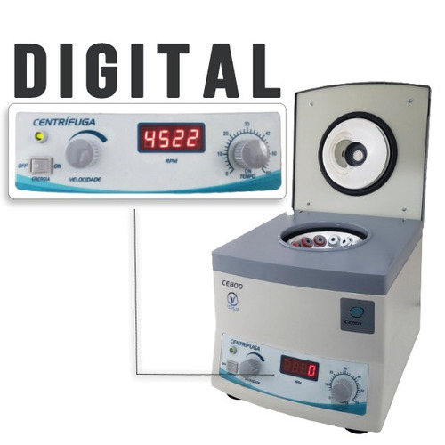 Centrifuga 12 Tubos 15ml Painel Digital Prp, Prf, I-prf 