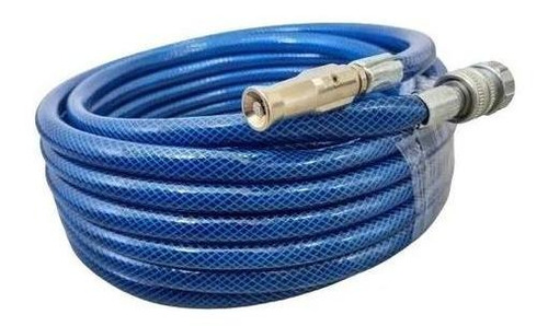 Mangueira Trançada Azul 15m + Esguicho/engate Metal Axaflex