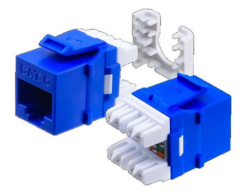 Conector Cat6 Wavenet Serie Hdj Azul