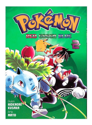 Imagen 1 de 2 de Pokemon Red Green Blue - Panini Manga - Vol 2