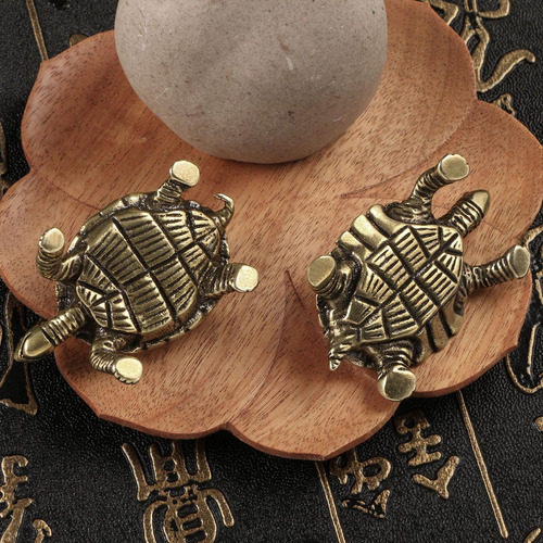 2 Estatuilla De Tortuga En Miniatura, Estatua De Tortuga
