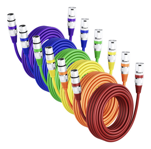 Gearit Cable De Iluminacion De Escenario Dmx A Dmx (25 Pies,