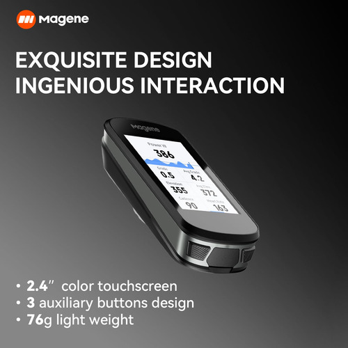Magene C506 - Computadora Gps Para Bicicleta, Visualización