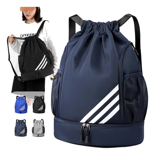 Bolsa De Gimnasio Impermeable Para Hombre, Mochila Deportiva