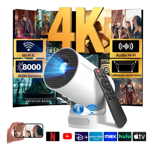 Magcubic Projetor 4k Android 11 Hy300pro+ Dual Wifi6 260ansi Allw...