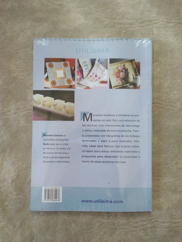 Decoupage Y Sellos Manualidades De Utilisima Nuevo