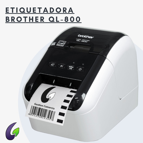 Imagen 1 de 2 de Impresora De Etiquetas Brother Ql-800