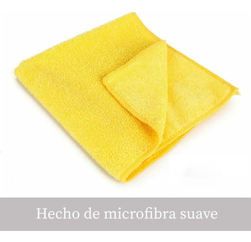 16 Trapos De Limpieza Paño Microfibra Toalla Multiusos 40x40