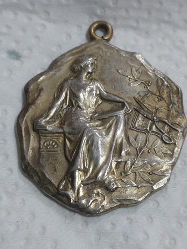 Medalla Conmemorativa-acorte Y Confeccion Año 1926 De Plata