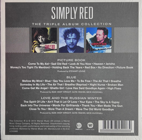Cd Simply Red The Triple Album Collection Nuevo Y Sellado
