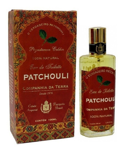 Perfume Patchouli Edt 100ml Cia Da Terra Original E Lacrado | Parcelamento  sem juros