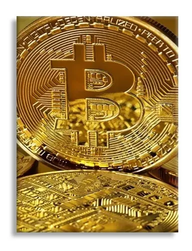 comprar Quadro Decorativo Grande Bitcoin Moeda Virtual Criptomoedas