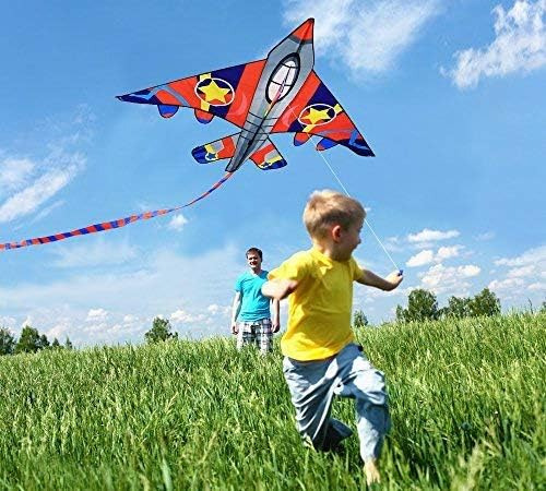 Cometas De Avión De Combate Honbo 58 Para Niños Fáciles De V