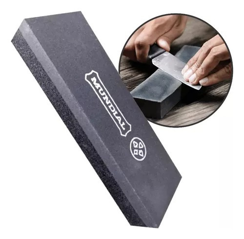 Afilador Whetstone con hoja de doble cara, 20 cm