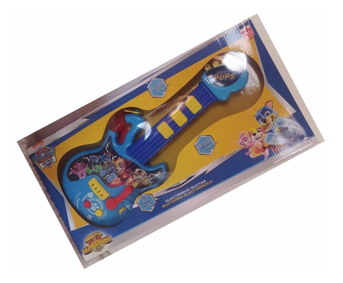 Imagen 2 de 2 de Guitarra Eléctrica De Paw Patrol Ritmos Melodías Y Luces