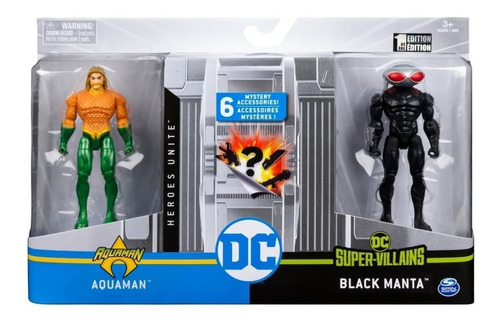 Dc Universe Set Figuras Aquaman Y Manta