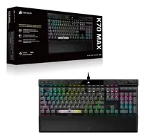 Comprar Teclado gamer Corsair Ingles Corsair MGX inglés internacional color gris oscuro con luz RGB