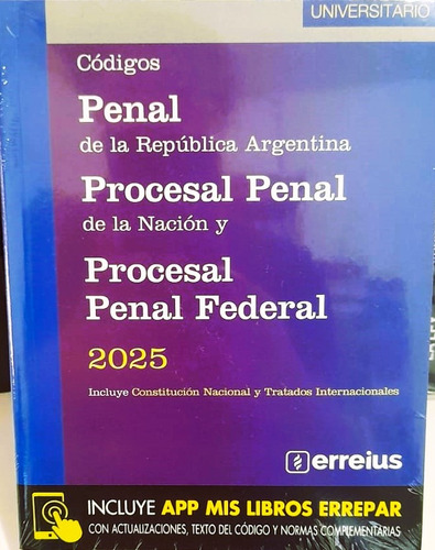 Código Penal, Procesal Penal Y Procesal Penal Federal 2025